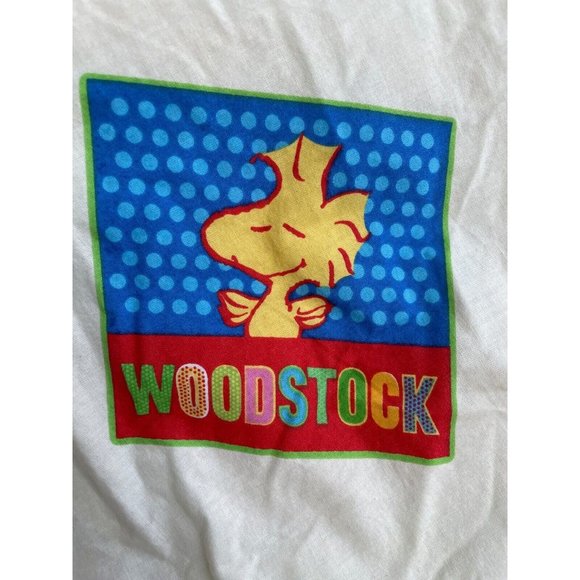 VTG Peanuts Snoopy Friends Comforter Charlie Linus cartoon 80 90s duvet blanket - Picture 4 of 16